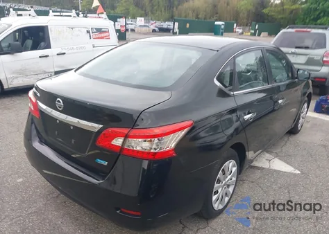 2013 Nissan Sentra S z USA, uszkodzony, nr VIN 3N1AB7AP5DL617456